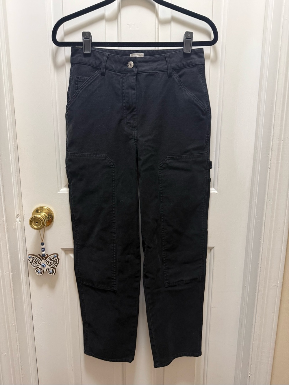 Aritzia Wilfred Free Brennan Utility Ankle Pants - GD Black 4 Cargo Gorpcore